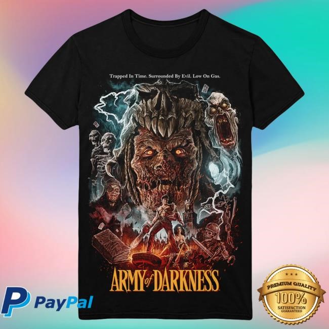 Official Gutter Garbs Army of Darkness: Surrounded by Evil T-Shirts
