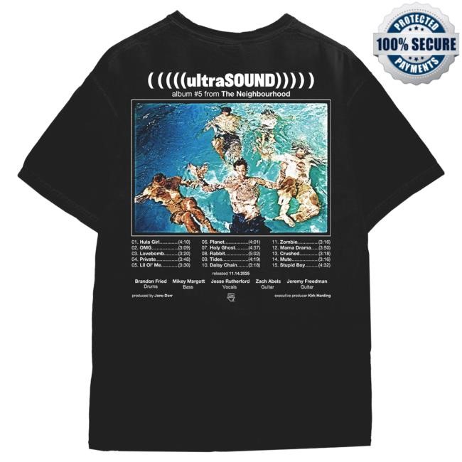 Official The Neighbourhood Merch Store (((((ultraSOUND))))) Album Shirts
