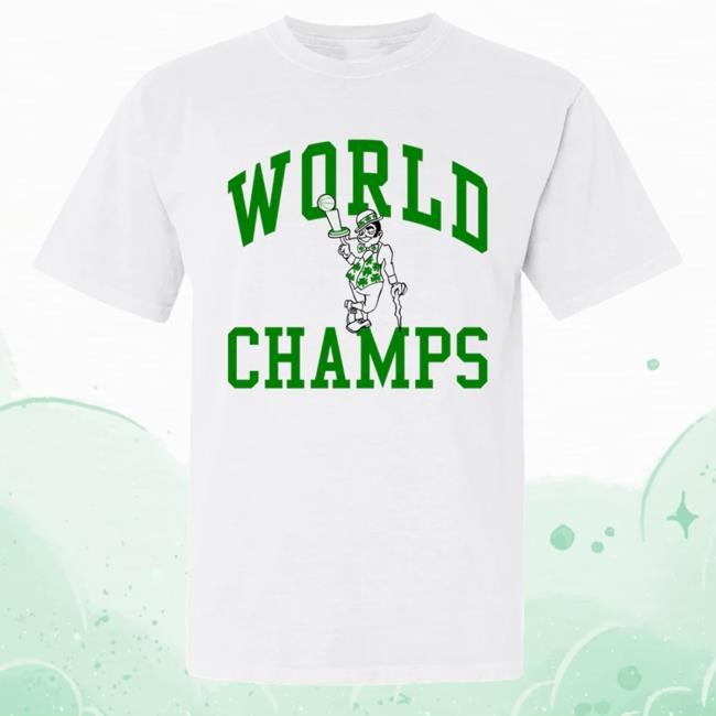 Boston Celtics Logo World Champs Tee