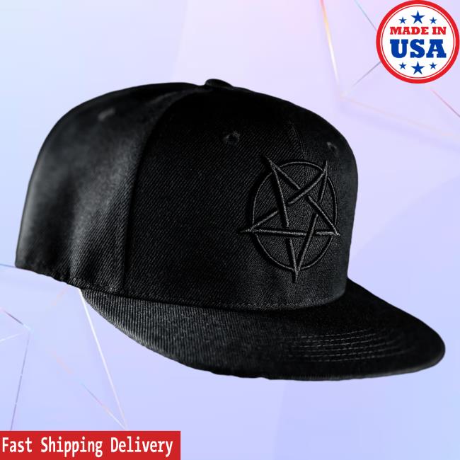Official Ink Poisoning Apparel Clothing Black Pentagram Snapback