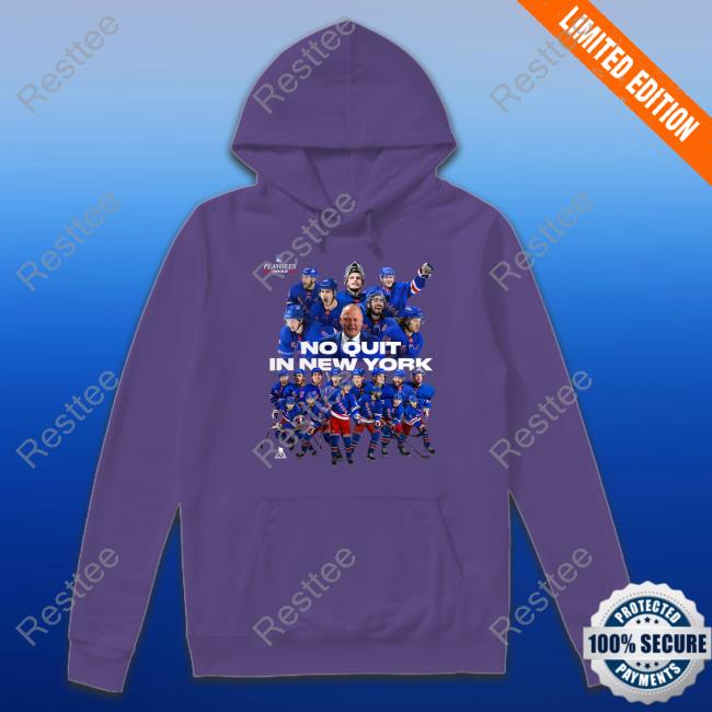 No Quit In New York Rangers 22-23 Playoff Team Photo T-Shirt Madison Square Garden Madison Square Garden Shop No Quit In New York Rangers 22-23 Playoff Team Photo Shirt