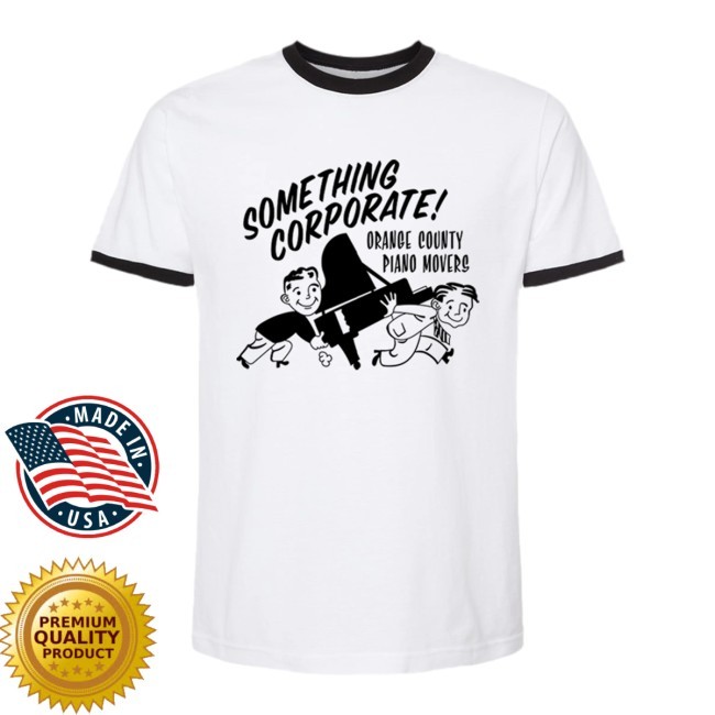 Andrew McMahon Something Corporate Piano Movers Shirt Andrew McMahon Something Corporate Piano Movers New Shirt