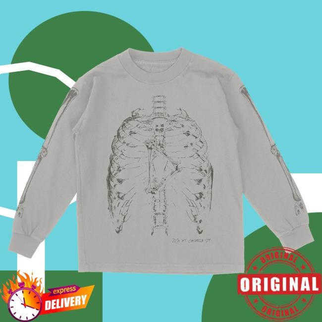 Official Doja Cat Merch Store Shop Doja Cat L/S T Shirt Ribcage DojaCat Official Doja Cat Merch Store Shop Doja Cat Long Sleeve Tee Shirt Ribcage DojaCat
