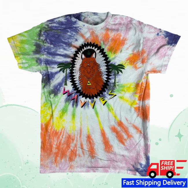 Official Hello Merch Store Wavves King Of The Beach Tie Dye T-Shirt Hellomerch