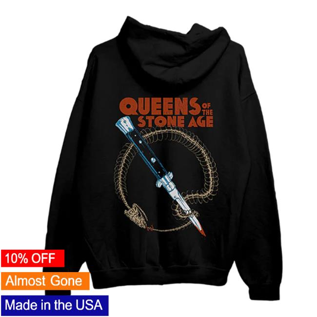Queens Of The Stone Age Merch Shop Qotsa Classics: Zip Up Hoodie Queens Of The Stone Age Merch Shop Qotsa Classics: Zip Up Hoodie
