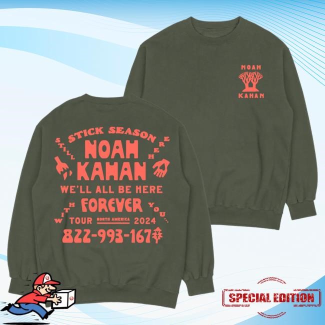 Official Noah Kahan Merch Store Noah Kahan 2024 We'll All Be Here Forever Tour Hood Noah Kahan Clothing Shop NoahKahan