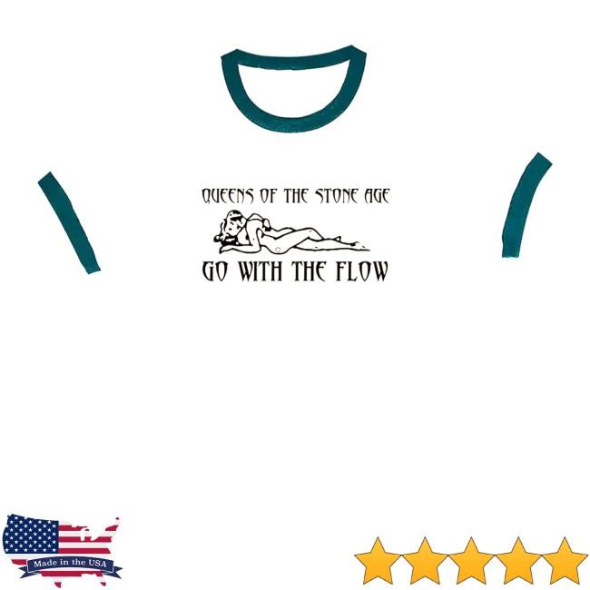 QOTSA Songs for the Deaf Ringer Shirt - Queens Of The Stone Age Store QOTSA Songs for the Deaf Ringer Shirt - Queens Of The Stone Age Store