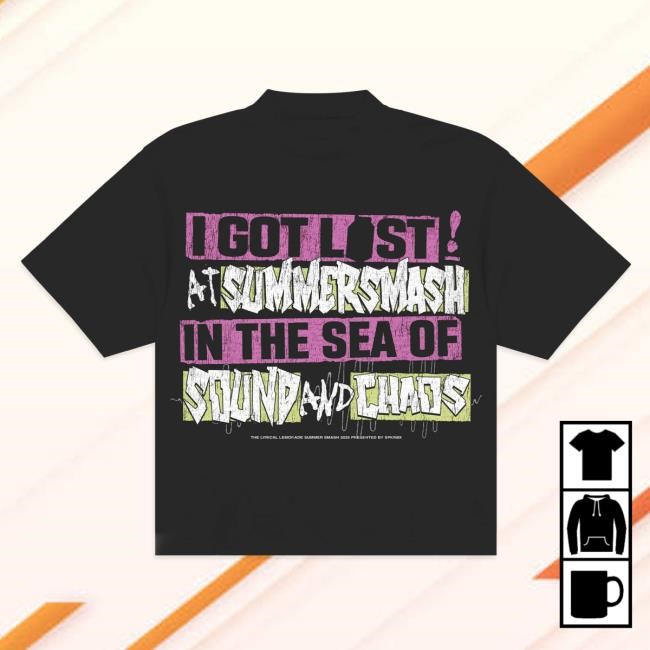 Official The Summer Smash Sound And Chaos Shirts (Black)