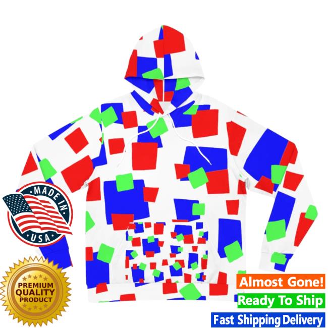 Official Signshirtz Clothing Merch RGB Pattern Design - White Large AOP Sweatshirts 3D All Over Print