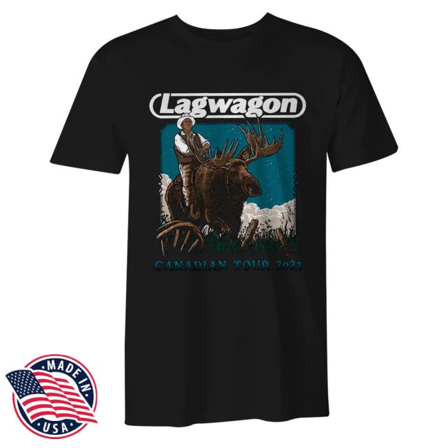 Official Cutloose Merch Lagwagon Canadian Tour T Shirts