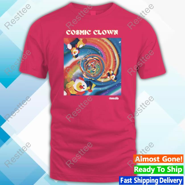 Official Funk God Emporium Cosmic Clown Fun Jester Long Sleeve Tee