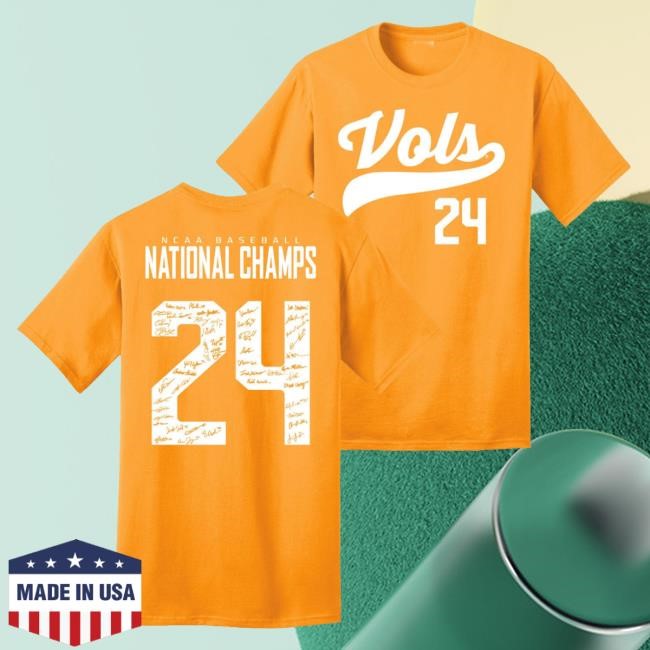 Utvol 2024 Baseball National Champions Nil Shirsey T-Shirt