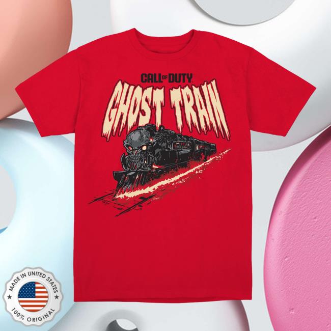 Official Call Of Duty Ghost Train Red T-Shirt