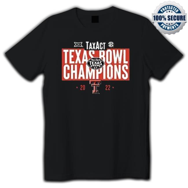 Texas Tech Red Raiders 2022 Texas Bowl Champions Long Sleeve Shirt