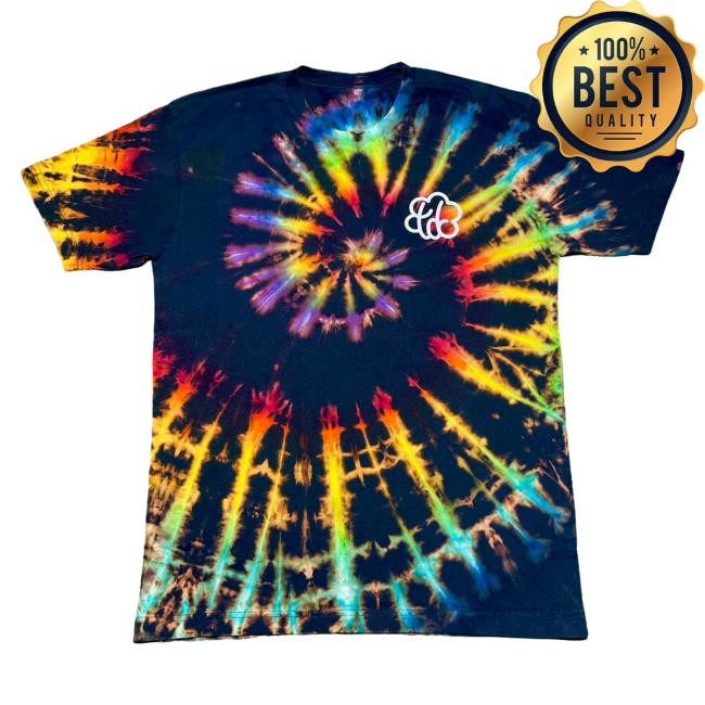 The Tie Dye Company Roygbiv Reverse Tie Dye Rainbow Spiral Shirt