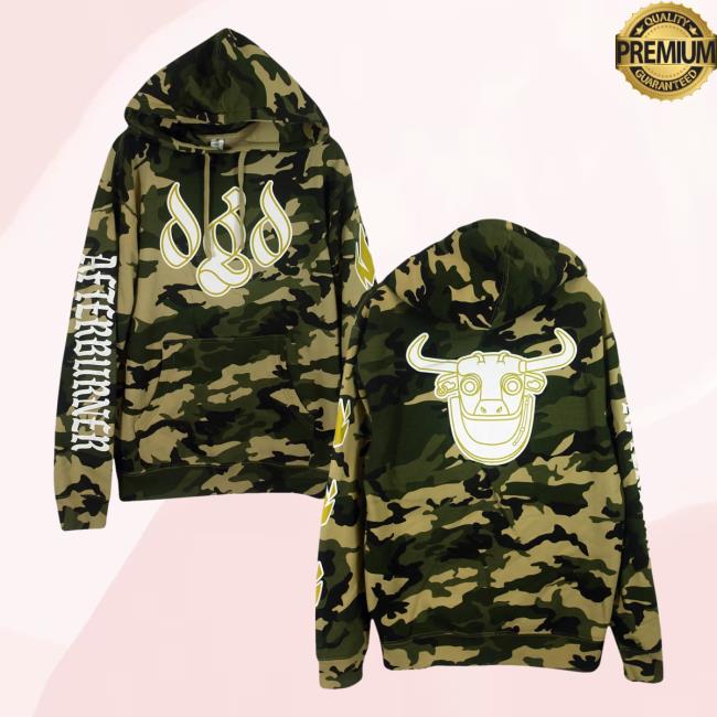 Official Dance Gavin Dance Band Merch Camo Afterburner Pullover Hoodie DanceGavinDance