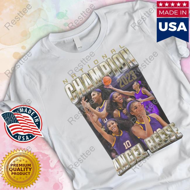Angel Reese Merch Angel Reese National Champion Hooded Sweatshirt