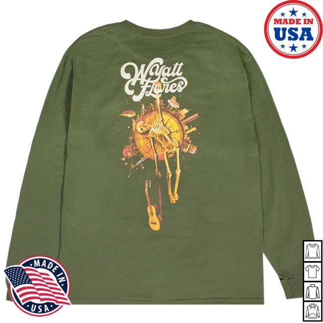 Wyatt Flores Skeleton Compass Shirt – Wyatt Flores Merch Shop