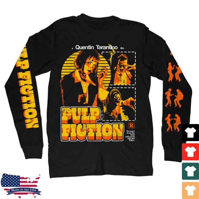 Official Studiohouse Designs Merch Store Pulp Fiction Long Sleeve Shirt New Studiohouse Designs Apparel Clothing Shop StudiohouseDesigns