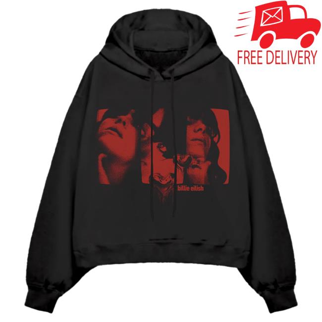 Official Billie Eilish Merch Store Shop Billie Eilish Heartbeat Black Sweatshirts