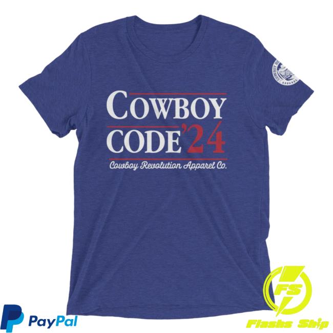 Official Cowboy Revolution Apparel "Cowboy Code '24" Cowboy Revolution Shirt