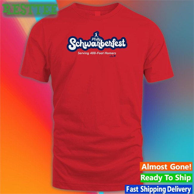 Breakingt Kyle Schwarber Schwarberfest Serving 488 Foot Homers T Shirt Schwarberfest Serving 488 Foot Homers Long Sleeve Shirt