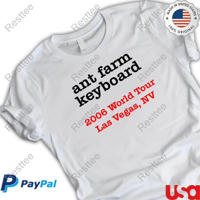 Frisky Dingo Ant Farm Keyboard 2006 World Tour Las Vegas Nv Shirt