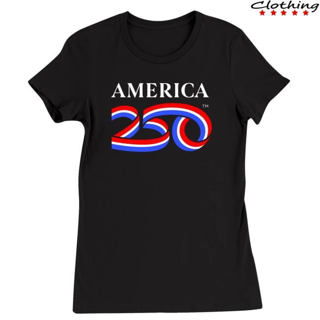 Fresh America250 Land Of The Free Home Of The Brave Women's T-Shirt Fit Fresh America250 Land Of The Free Home Of The Brave Women's T-Shirt Fit
