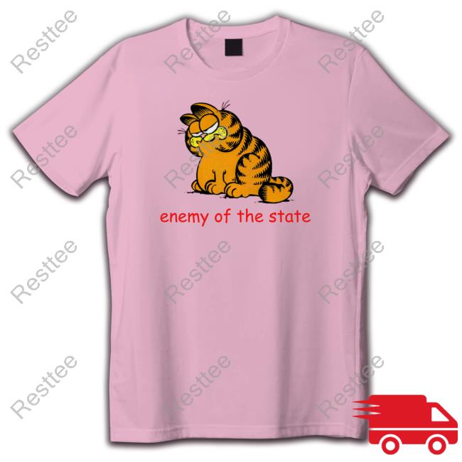 Official Giancarlo Garfield Enemy Of The State T Shirt