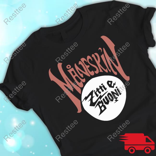 Official Maneskin Merch Måneskin Zitti E Buoni T Shirt