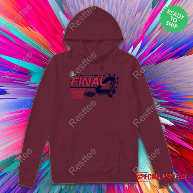 Official FAU Owls 2023 Final Four Oversized Sweatshirt Official NCAA FAU Owls 2023 Final Four Oversized T-Shirt
