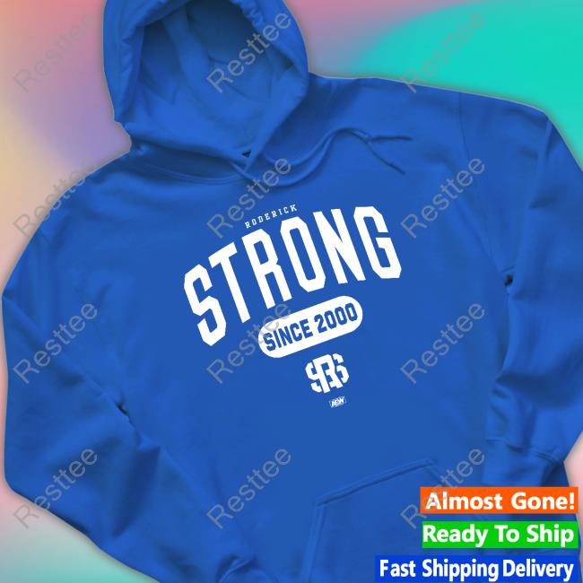 ShopAEW Merch Roderick Strong - Since 2000 Tee Shirt Roderick Strong - Since 2000 Long Sleeve Tee