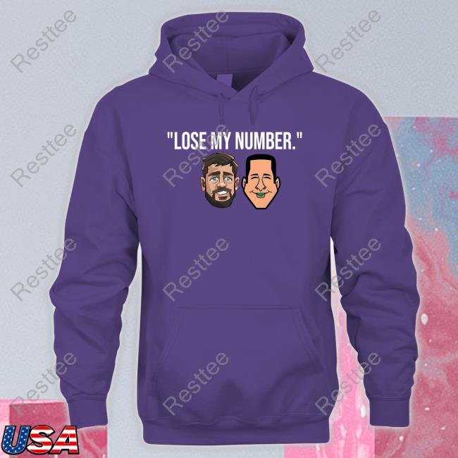 Lose My Number T Shirt Adam Schefter And Aaron Rodgers Lose My Number Shirts