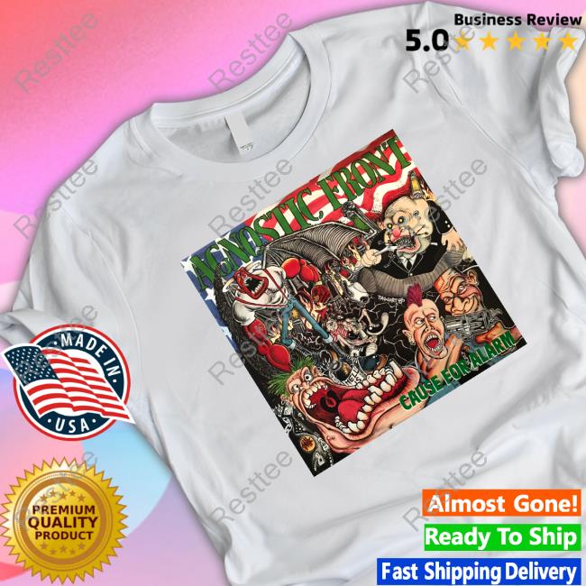 Night Shift Merch Agnostic Front Cause For Alarm Long Sleeve Tee Shirt