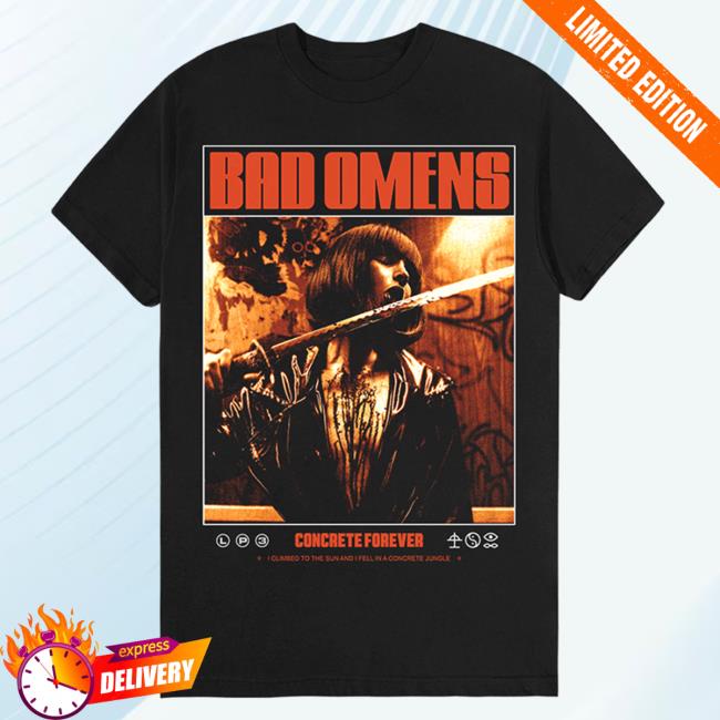 Bad Omens Official Store Merch | Concrete Forever Eu Tour Essential T Shirt