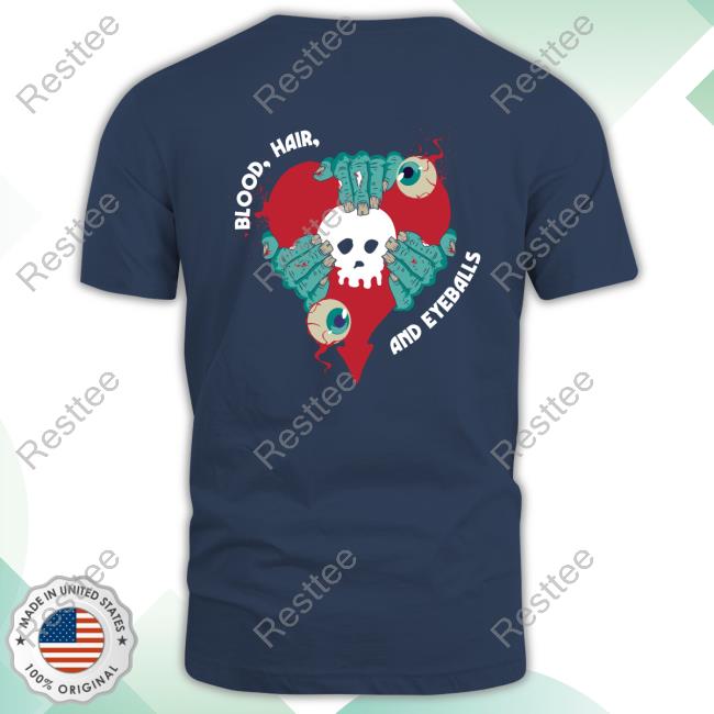 Blood, Hair, And Eyeballs T-Shirts Alkaline Trio x Rock Sound Shirt