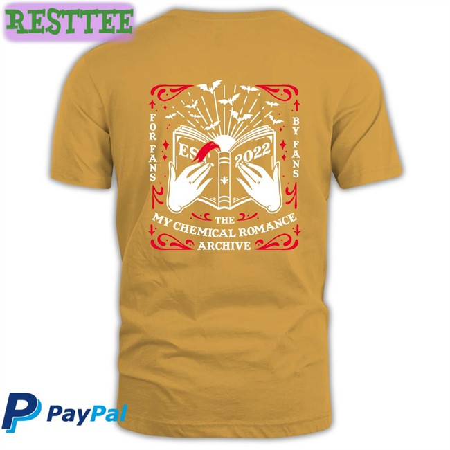 The MCR Archive Merch The MCR Archive T-Shirt The MCR Archive Tee Kerin Cunningham