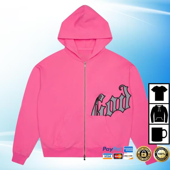 Official Godspeed Nyc Clothing Merch Og Logo Popover Hoodie (Fuchsia Washed)
