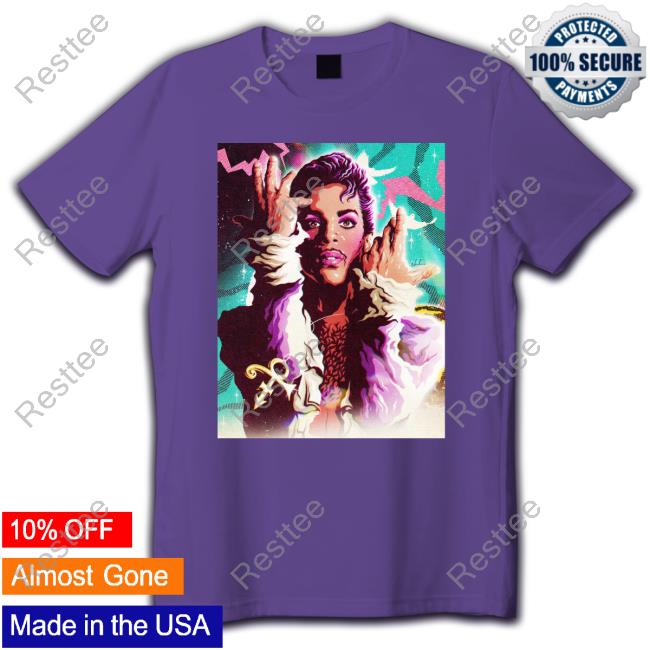 Purple Rain Galactic Prince Tee Shirt
