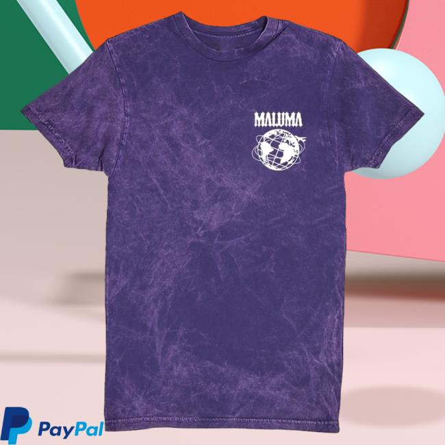 Official Maluma Don Juan Purple Acid Wash Tee Shirt