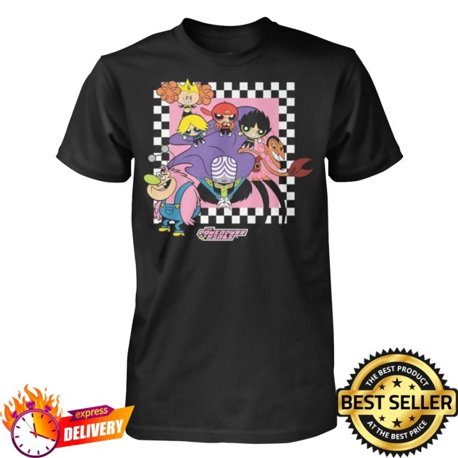 The Powerpuff Girls Mens Large Black Tee Shirt