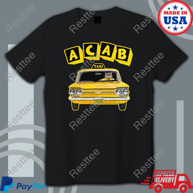 ACAB Taxi T Shirt Black