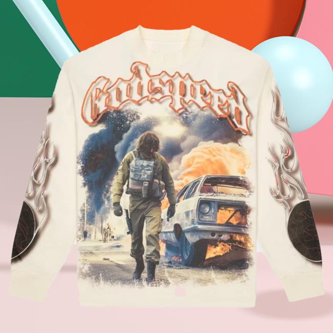 Official Godspeed Nyc Clothing Merch Khaos Sweatshirt (Creme)