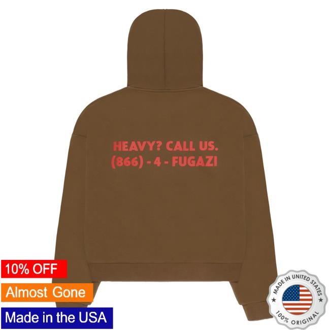 Official Fugazi Beam Zip Pull Over Hoodie Navy
