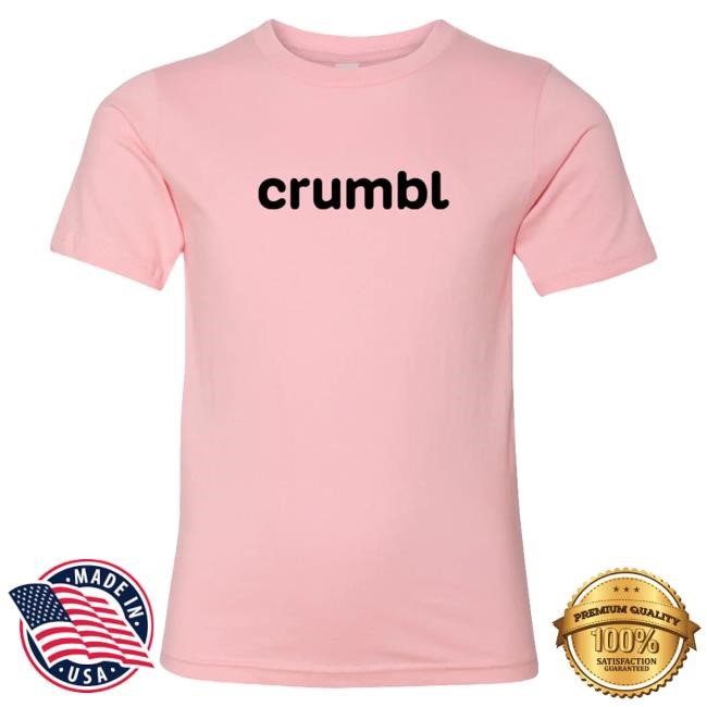 Official Merch Crumbl Youth Pink Graphic Hot Shirt