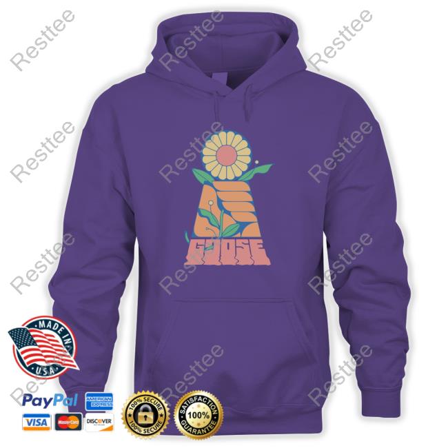 Goose The Band Goose Merch Flower Hand Tshirt