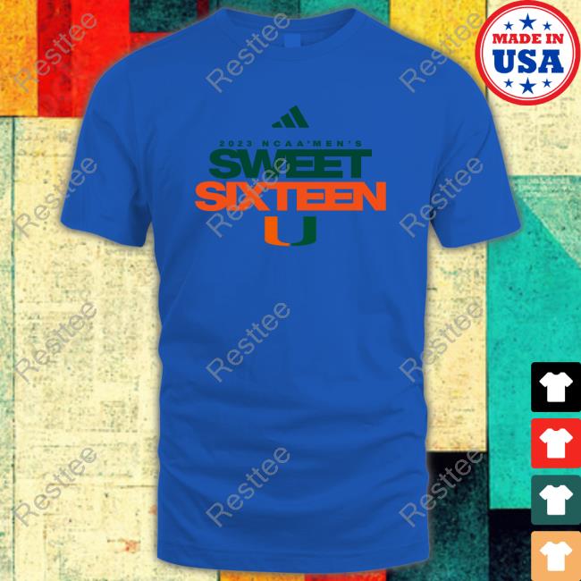 Miami Hurricanes 2023 Ncaa Sweet 16 T-Shirt Official allCanes Miami Hurricanes 2023 Ncaa Sweet 16 T-Shirt