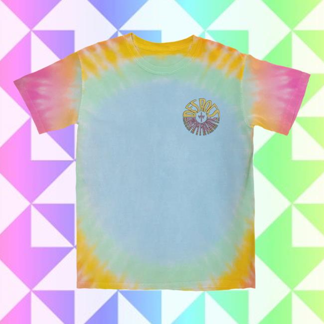 Official Sumerian Merch Des Rocs Dream Machine Tie Dye Long Sleeve T Shirt Tie-Dye