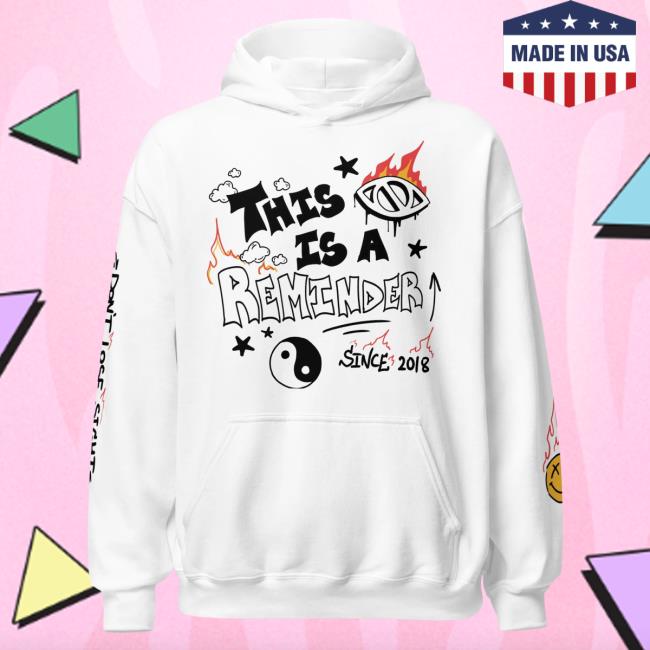 Official Itsjusta6 Merch Store Shop Itsjusta6 This is a Reminder Pullover Sweatshirt White
