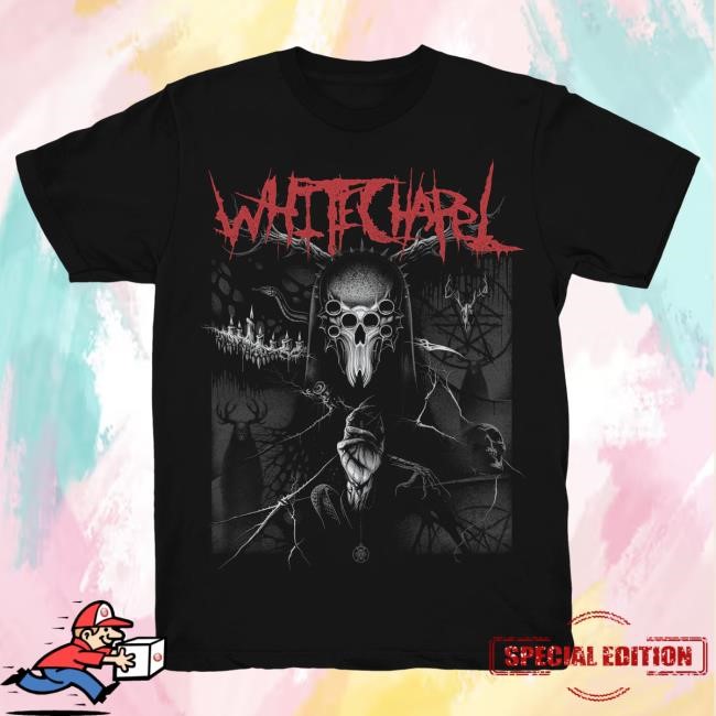 Official Whitechapel Cult Leader Black Tees